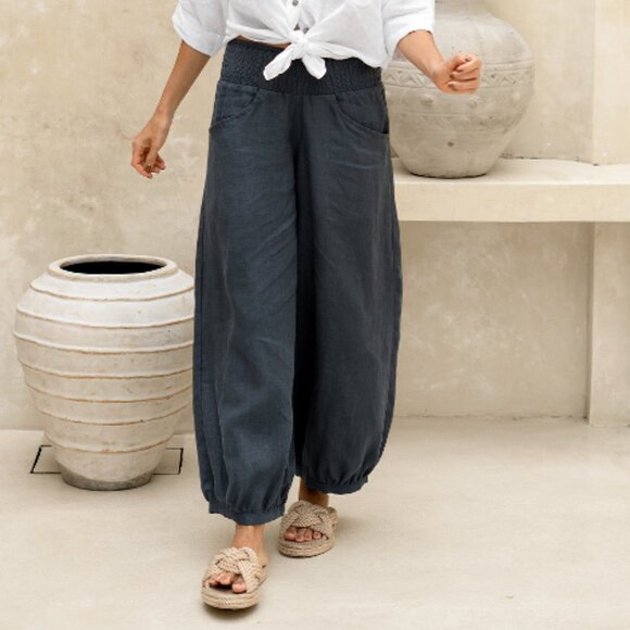 Nomad the Label Sadhu French Linen Pants - Picture 1 of 14